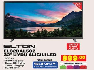 A101 Elton EL32DAL502 32″ Uydu Alıcılı Led Tv Yorumları ve Özellikleri