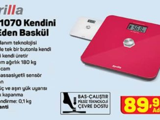 A101 Aprilla ABS-1070 Kendini Şarj Eden Baskül Özelikleri ve Yorumları