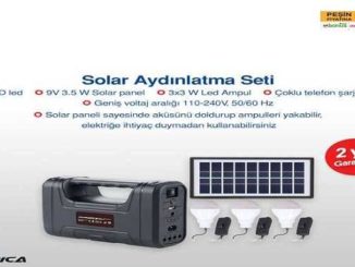 Bim Nordica Solar Aydınlatma Seti Yorumları ve Özellikleri