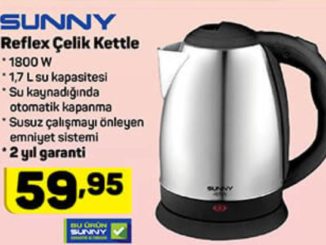 A101 Sunny Reflex Çelik Kettle Yorumları ve Özellikleri