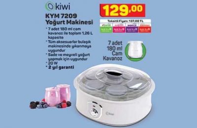 A101 Kiwi KYM 7209 Yoğurt Makinesi Yorumları ve Özellikleri