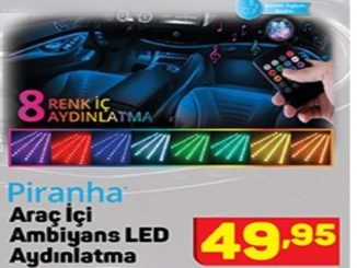 A101 Piranha Araç İçi Ambiyans Led Aydınlatma Yorumları ve Özellikleri