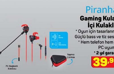 A101 Piranha Gaming Kulak İçi Kulaklık Yorumları ve Özellikleri